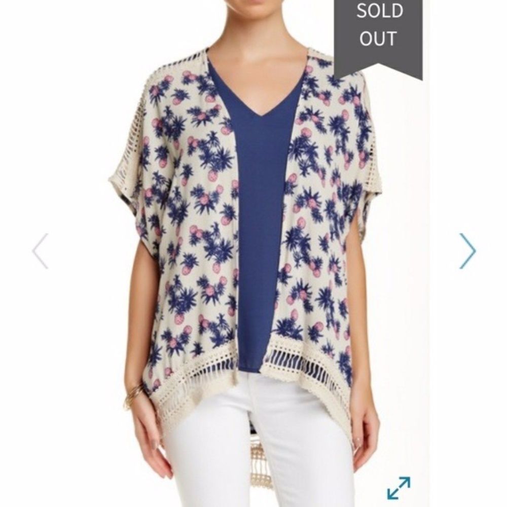 RO&DE • pineapple kimono with lattice lace - Picture 4 of 8